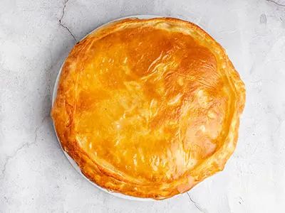 Feteer Meshaltet With Cheese And Cream And Honey
