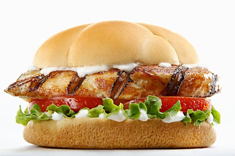 Chicken A La Grecque Sandwich