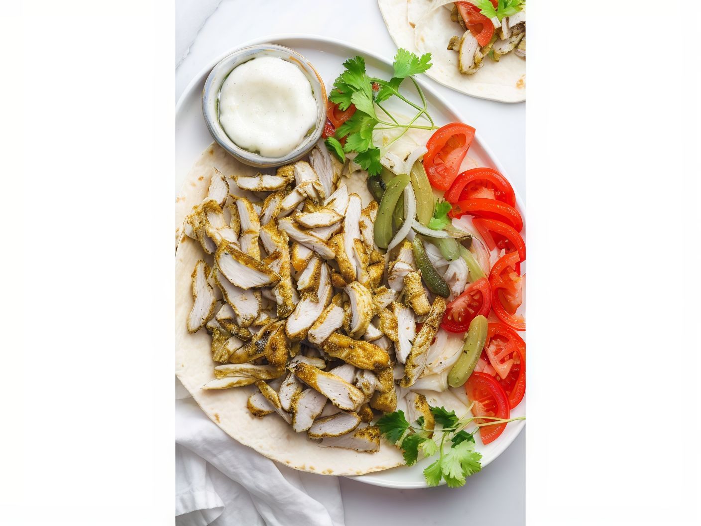 Chicken Shawerma Slices Meal