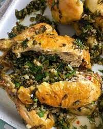 1/2 Chicken With Cabbage Mahshi Meal