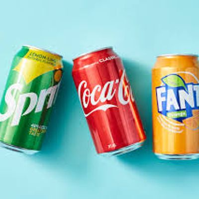 Assorted soft drinks