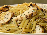 Charcoal Grilled Chicken Breasts Pasta