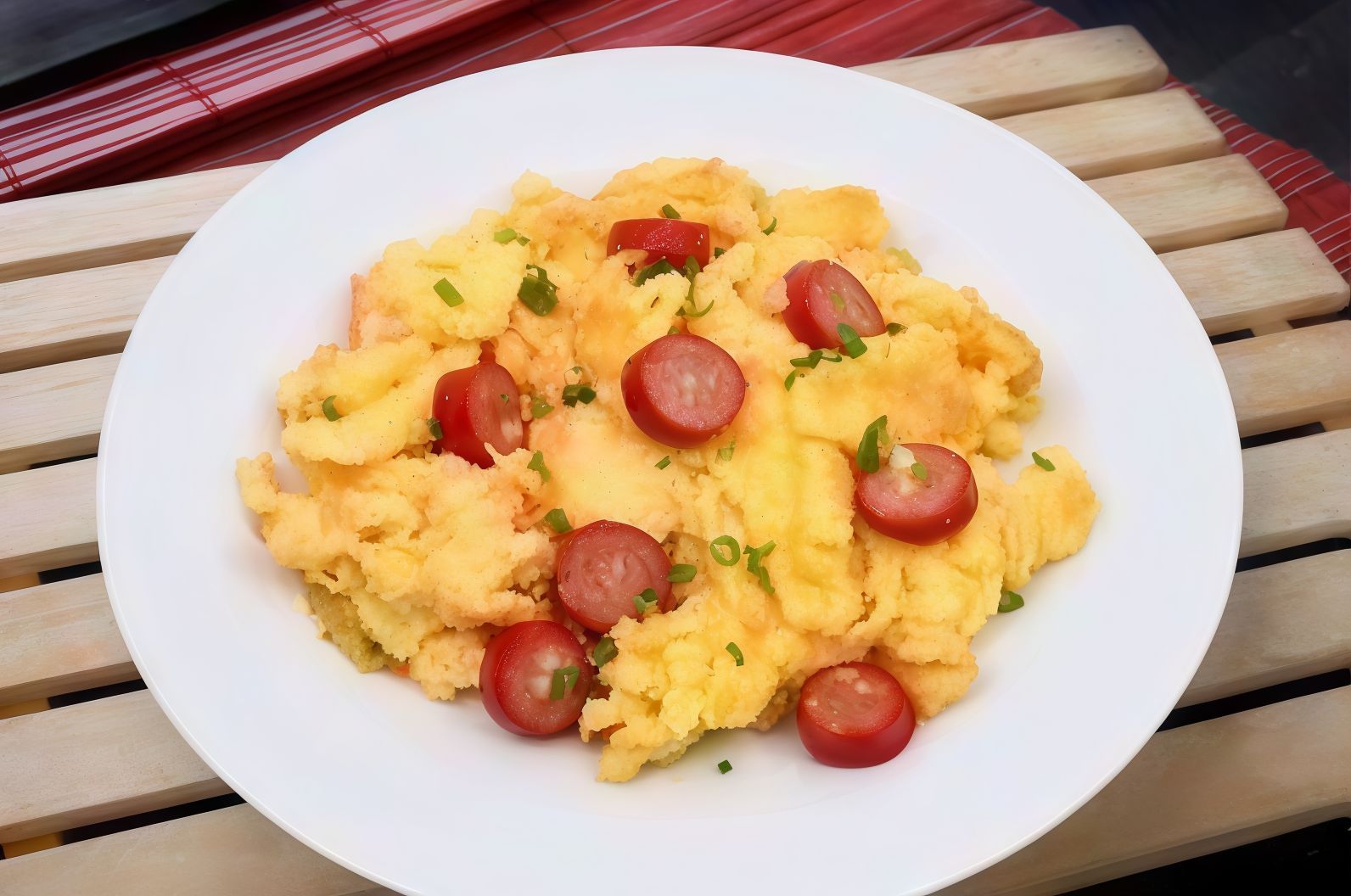 Scramble Hot Dog