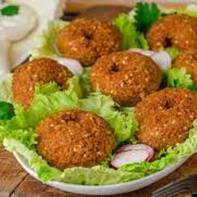 Falafel With Cheese Patty