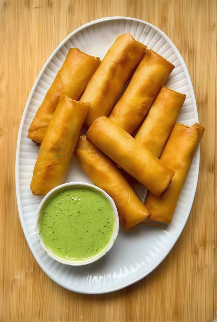 Chicken spring rolls