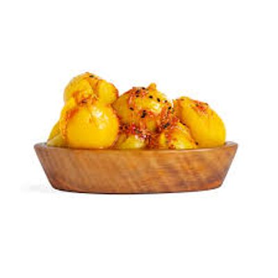 A box of pickled lemons