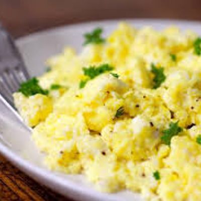 Eggs on Cheese