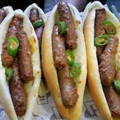 Sausage sandwich