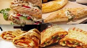 Oriental Sausage Pizza Sandwich