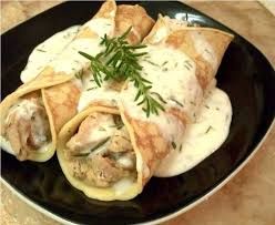 Chicken A La Grecque Crepe
