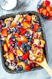 Nutella Mix Fruits Casserole