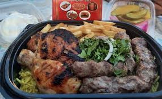 Quarter Chicken and Skewer Kofta