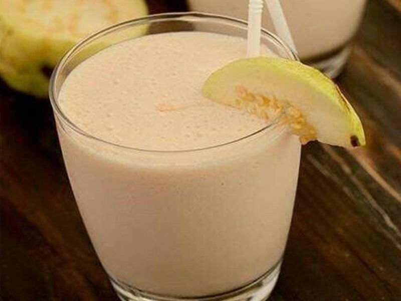 Guava With Milk Juice