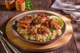 Half Boneless Chicken With Rice