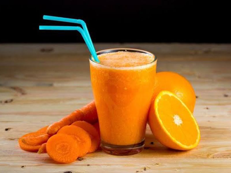 Orange With Carrot Juice