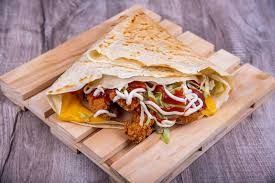Chicken Burger Crepe