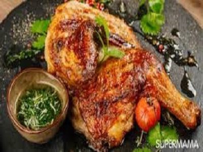 Half Grilled Chicken