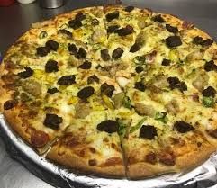 Oriental Sausage And Corned Beef Oriental Pizza