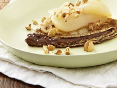 Chocolate And Nuts Crepe