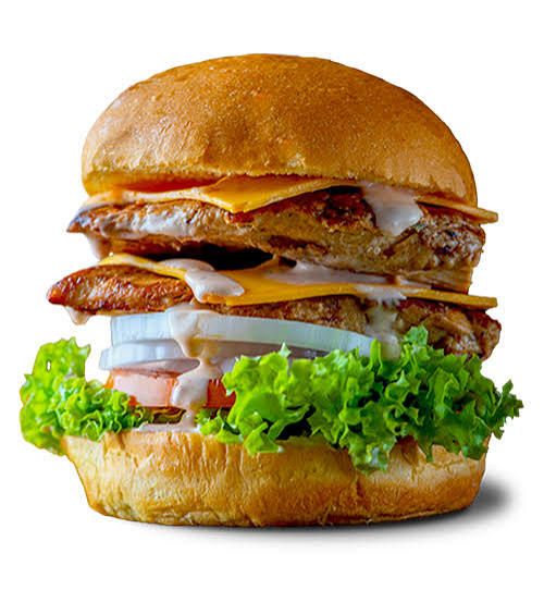 Double Chicken Burger Sandwich