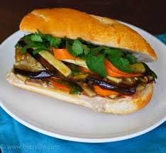 Fried Eggplant Sandwich