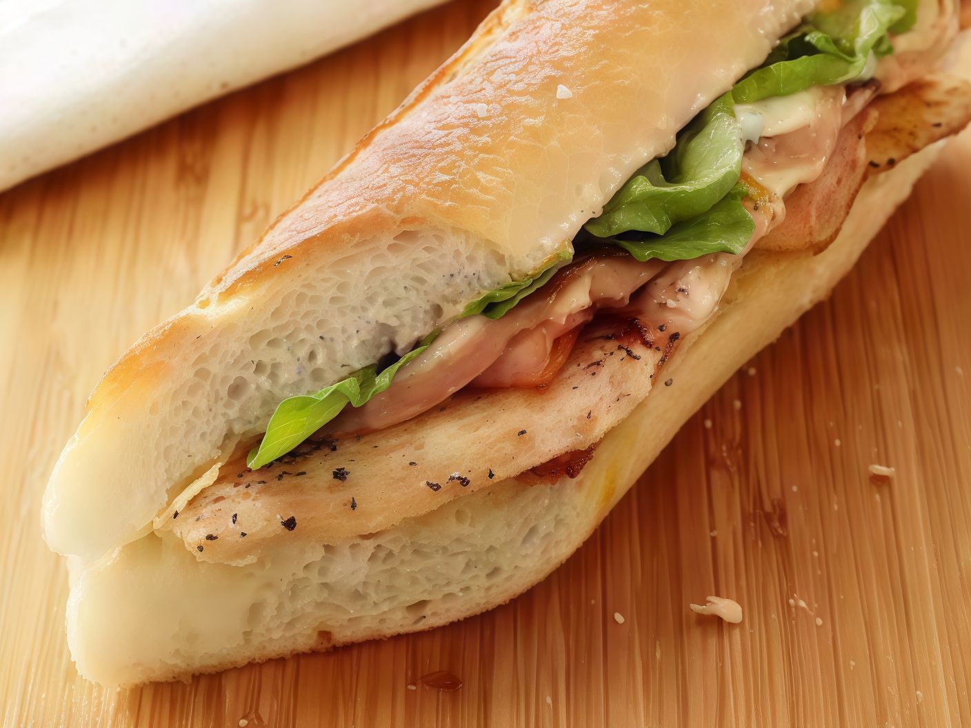 Large Cordon Bleu Sandwich