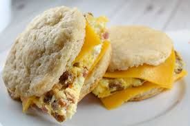 Omelette Sandwich With Cheddar Cheese