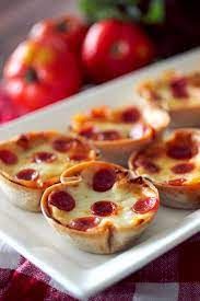 Vegetables Pizza Cupcake