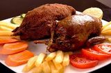 Duck and pigeon