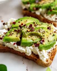 Avocado Cottage Cheese toast