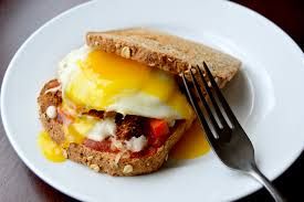 French Fries With Egg Pizza Sandwich