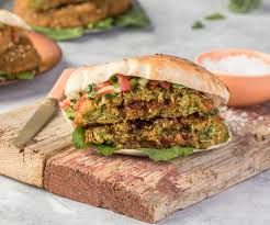 Stuffed Falafel Patty