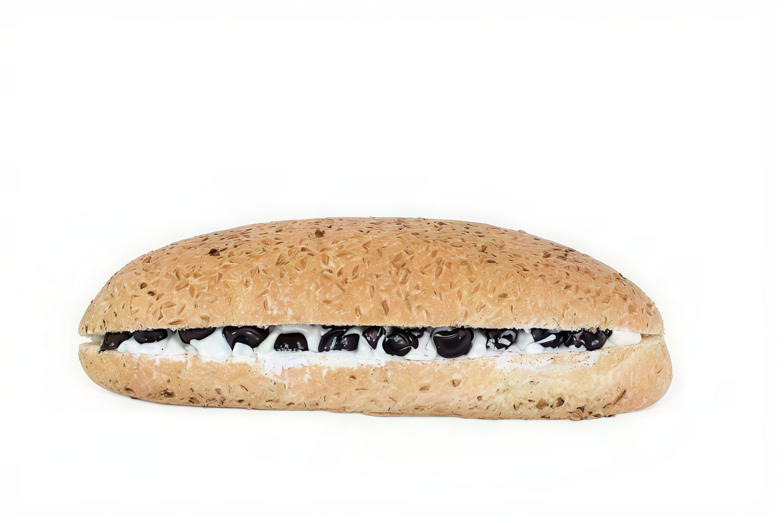 Halawa With Qeshta And Chocolate Sandwich