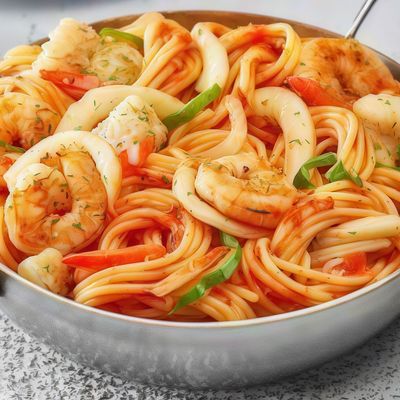 Offer 5 Seafood Pasta with Red Sauce
