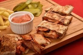 Syrian chicken shawarma sandwich