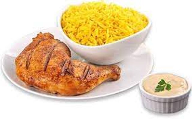 Quarter Chicken Thight Meal
