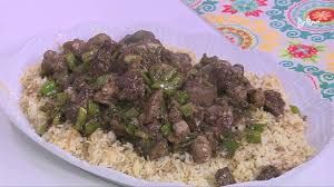 Liver and rice meal