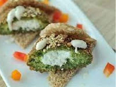 Falafel With Cheese Patty