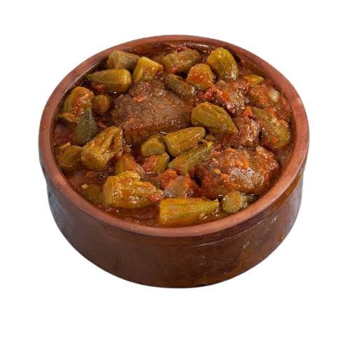 Okra Casserole With Meat