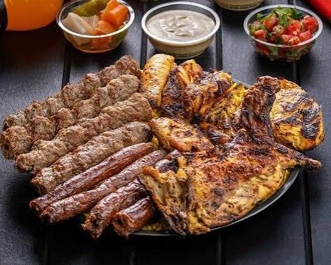 Mix Grill on Charcoal