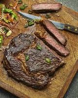 Steak on Charcoal