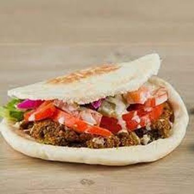 Falafel Omelet Sandwich