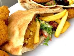 Fries On Taamia sandwich
