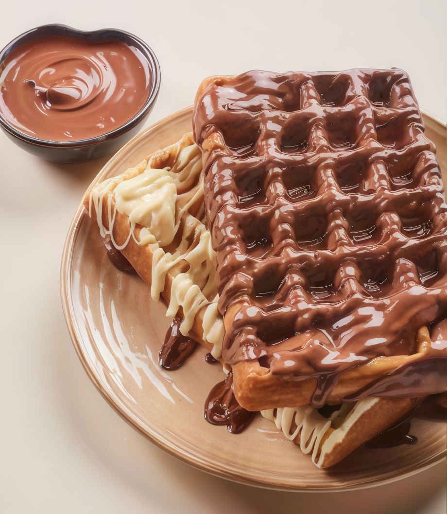 Half And Half Waffle