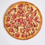 Salami With Hotdog Pizza
