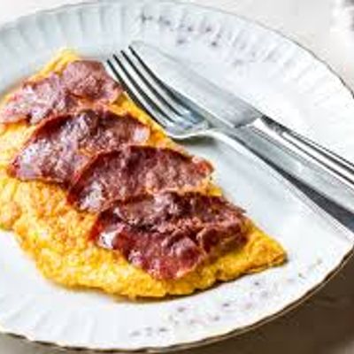 Pastrami Omelet Sandwich