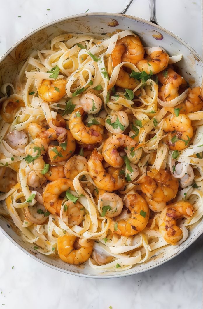 Shrimp Alfredo