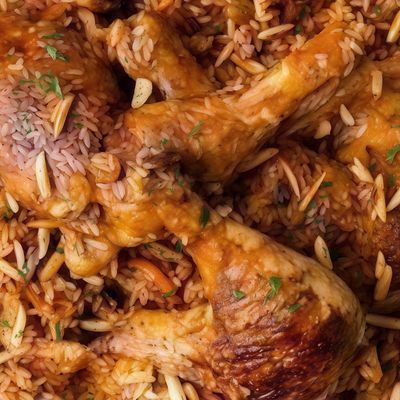 طبق رز كبسة