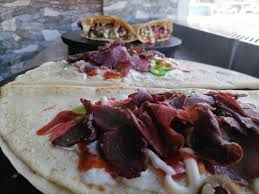 Pastrami Sausage Crepe