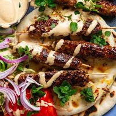2 Chicken Shish With 1/4 Kofta Served For 10 Persons